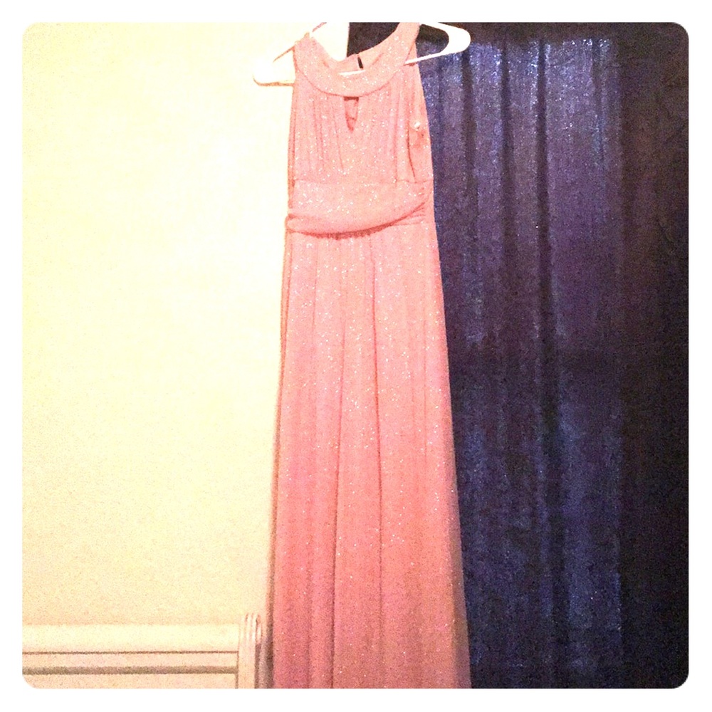 Pink glitter dress